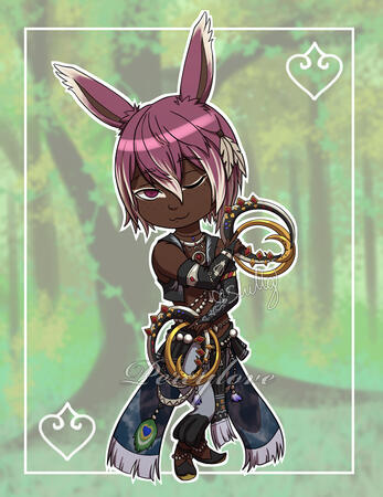 Lily Stargazer (belongs to HotAndColdAF) - Chibi / Simple BG