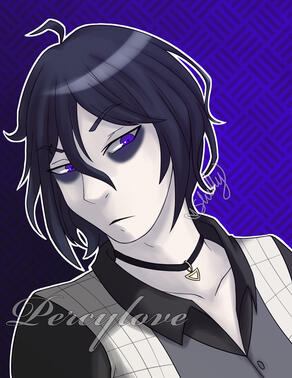 Karai Homura (belongs to SpectralComet) - Bust / Simple BG