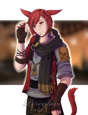 Half Body / Simple Background