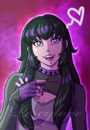 OC (Belongs to Sofia_Isabel) - Half Body / Simple BG