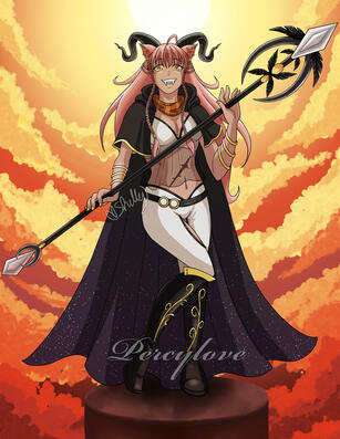 Remillia (belongs to Hildegarde) - Full Body / Simple BG