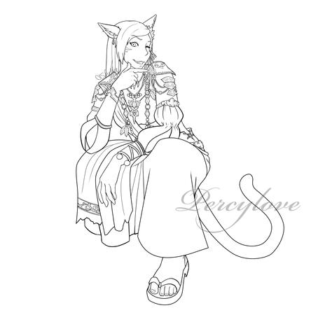 WoL Rinh Yuki from FFXIV